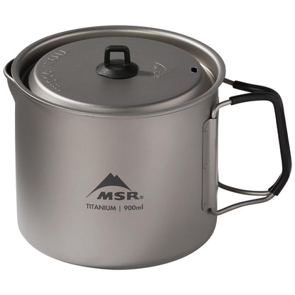 MSR Titan - Hervidor de Camping Ultraligero de Titanio - 0.9 Litros