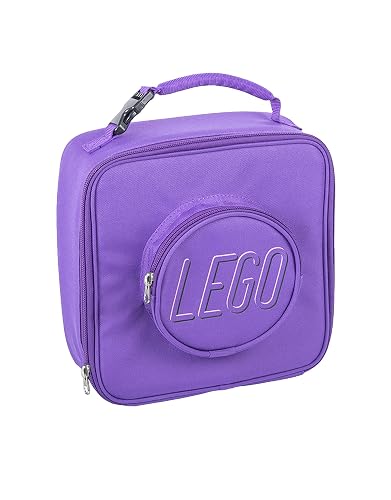LEGO Brick Eco Almuerzo, Púrpura, Una talla, Bolsa de almuerzo Lego Brick