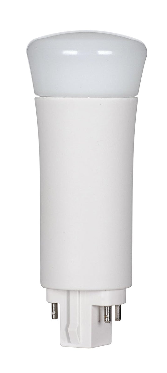 Satco S29860 - foco de transición (4,69 pulgadas, acabado en blanco), color esmerilado