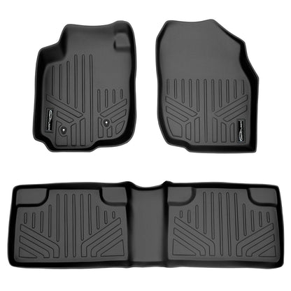 SMARTLINER - Juego de Alfombrillas de 2 Filas para Toyota RAV4 2006-2012