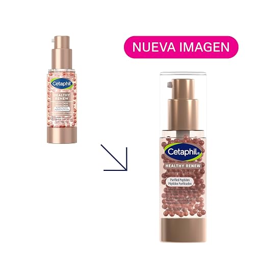 Cetaphil Healthy Renew Sérum Facial para Piel Sensible Antiedad 30 g | Hidrata 24 h, aumenta luminosidad y mejora la textura con péptidos purificados al 2%, niacinamida, pantenol y antioxidantes.