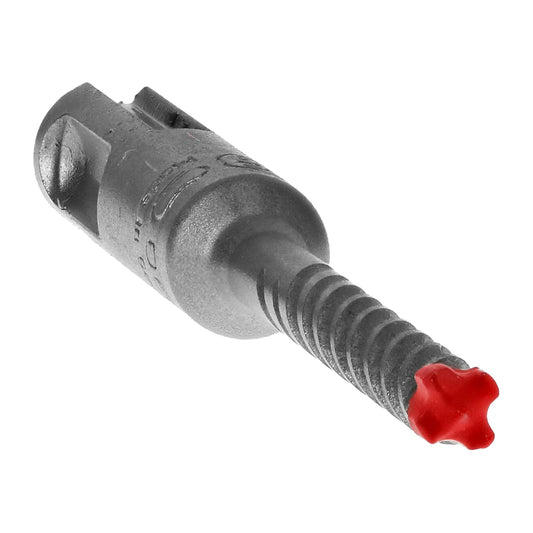 Diablo Rebar Demon SDS-Plus - Broca de martillo de cabeza de carburo completa de 4 cortadores, cabeza de carburo completa, diámetro de 1/4 pulgadas, longitud de trabajo de 6 pulgadas, longitud de