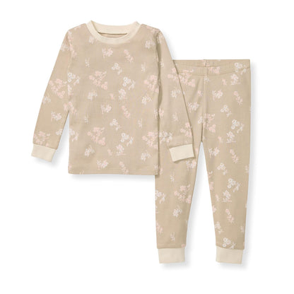 Burt's Bees Baby Pajamas, tee and Pant 2-Piece PJ Set, 100% Organic Cotton Juego de Pijama Niñas