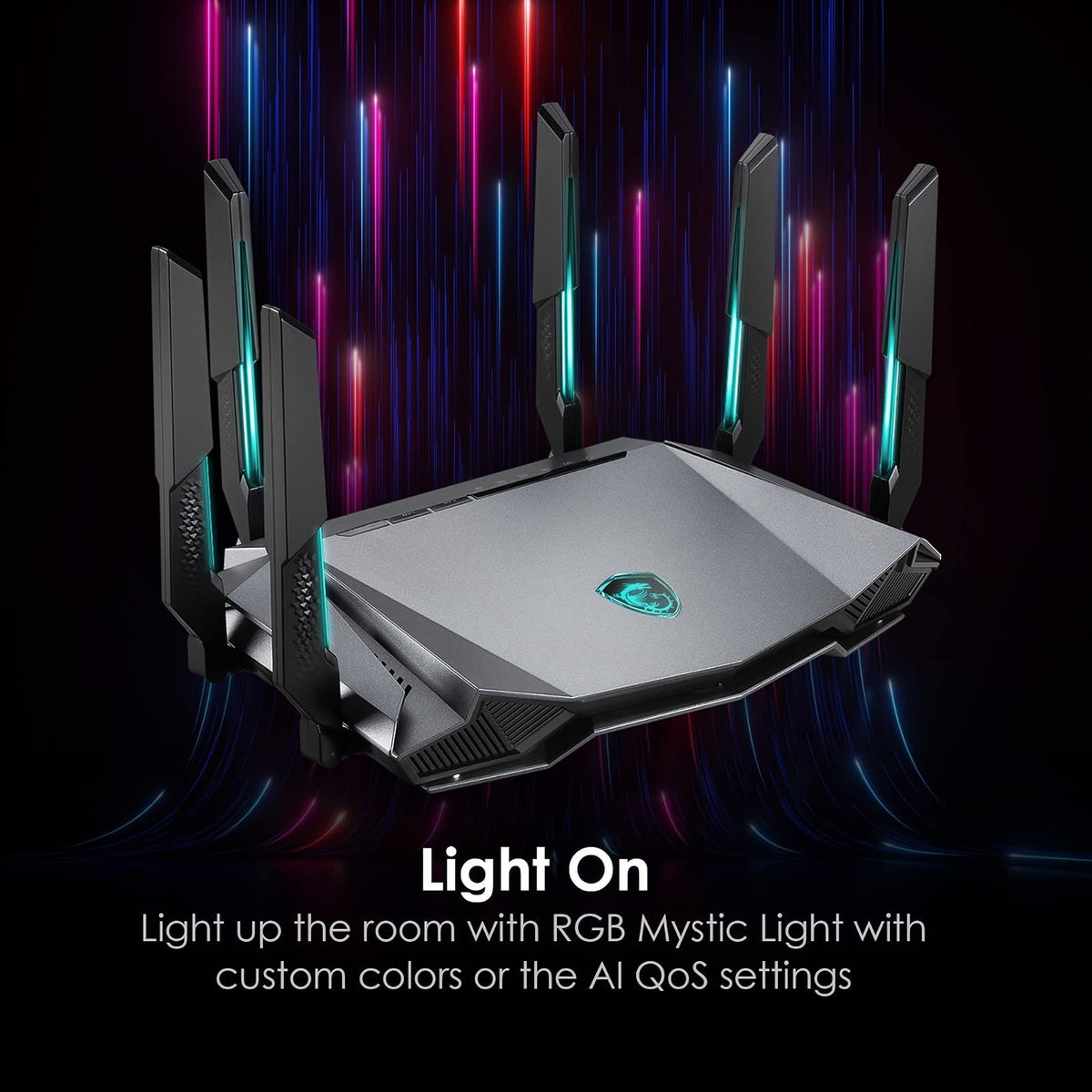 MSI Router Gaming Radix AXE6600 WiFi 6E Tri-Band Radix AXE6600 WiFi 6E Tri-Band Gaming Router
