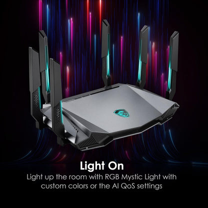 MSI Router Gaming Radix AXE6600 WiFi 6E Tri-Band Radix AXE6600 WiFi 6E Tri-Band Gaming Router