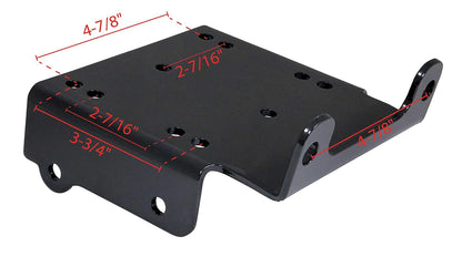 Extreme MAX 5600.3125 ATV Soporte de cabrestante para Suzuki King Quad 450/500/700/750