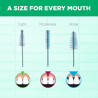 GUM Proxabrush Go-Betweens Recambios de cepillo para polvo interdental, ajustado, 48 Refills