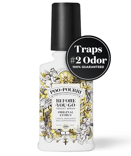 Poo-Pourri PP-004-CB Before-You-Go Toilet Spray, Original Citrus Scent, 4 oz Bottle