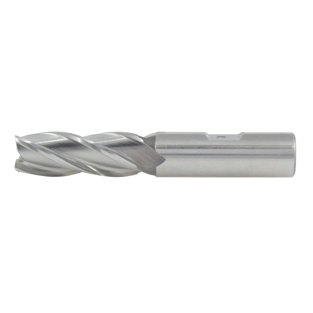 Urrea Fresa Cortador Vertical Punta Plana 4 Gavilanes 5/16 Pulg - 7 - 8" - Plata