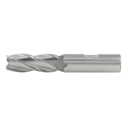 Urrea Fresa Cortador Vertical Punta Plana 4 Gavilanes 5/16 Pulg - 7 - 8" - Plata