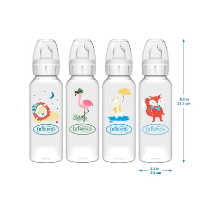 Dr. Brown’s Sippy Spout Baby Bottle, 8 ounce, Flamingo