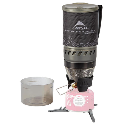 MSR WindBurner - Sistema de Estufa Personal a Prueba de Viento para Acampar y mochilero, Color Negro