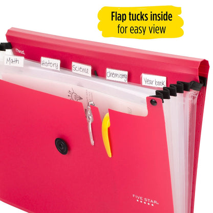 Five Star Organizador de Archivos Expandible 13" x 9-1/4" Plástico