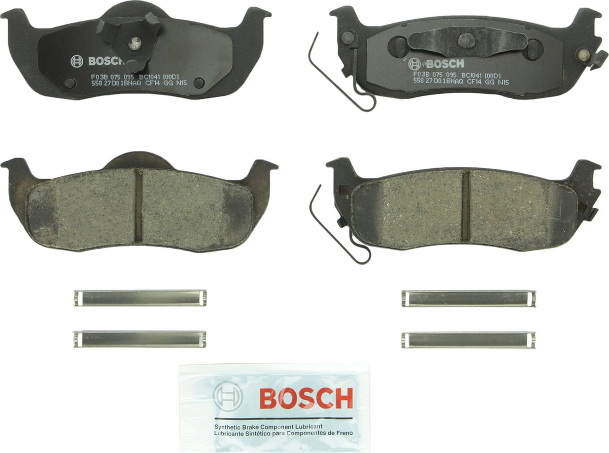 Bosch QuietCast Premium Pastillas de Freno Cerámicas - Posterior - 1041 - 1000-1099