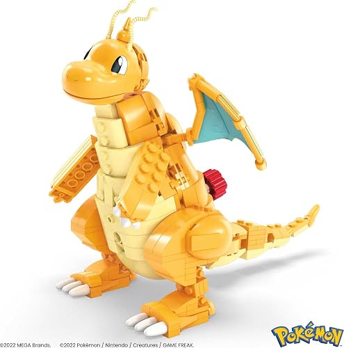 Mega Brands Pokémon Juguete de Construcción Dragonite para niños de 8 años en adelante