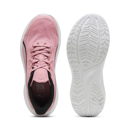PUMA, Tenis Casuales Skyrocket Lite 2 Jr, Unisex, Negro con Blanco, Talla 22
