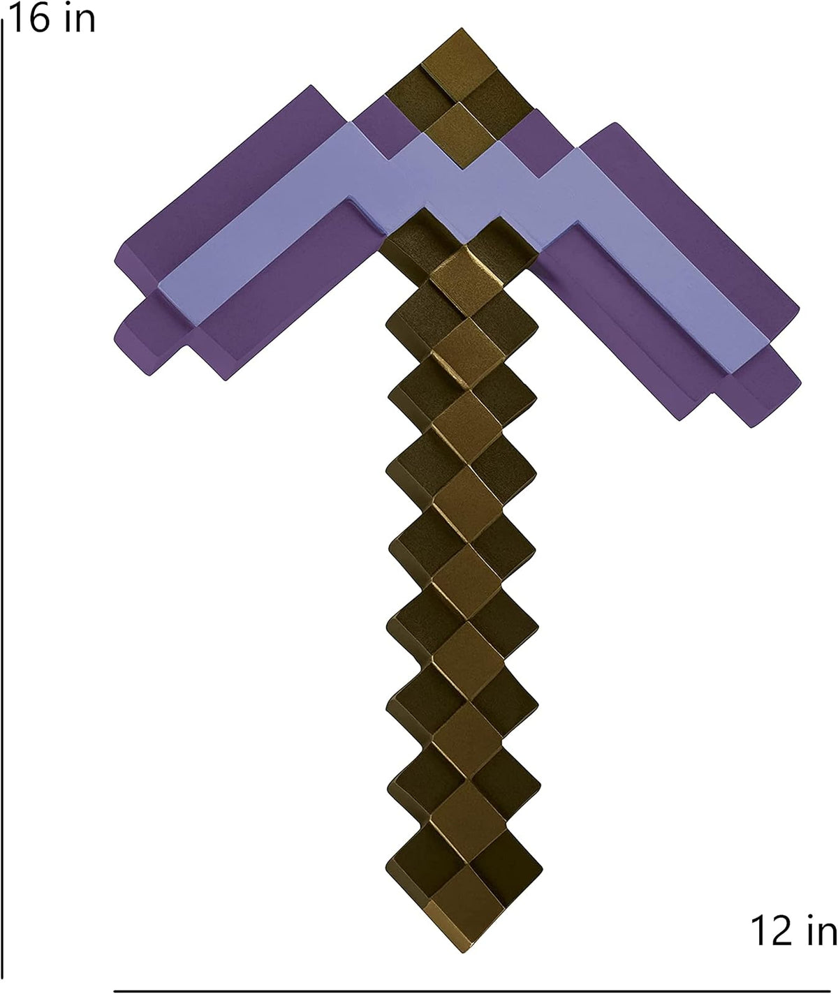 Disguise Kids Enchanted Minecraft Pickaxe, accesorio oficial de Minecraft para niños, espada de disfraz de videojuego, color caqui, 6 años de EE. UU