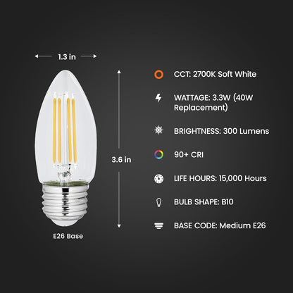 FEIT ELECTRIC BPETC40/927CA/FIL BPETC40927CAFIL/2/RP producto LED específico