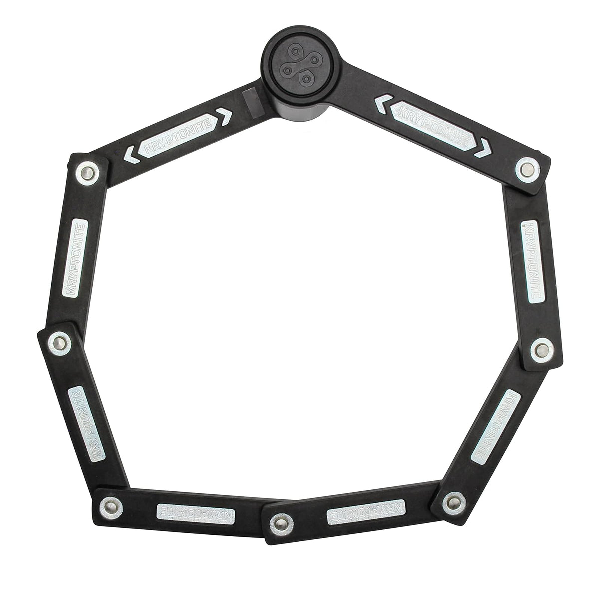 Kryptonite Keeper - Mini cerradura plegable para bicicleta, compacto, ligero, de alta seguridad, antirrobo, plegable, con 2 llaves y soporte para eléctricas, scooter, de montaña,