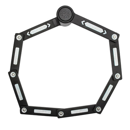 Kryptonite Keeper - Mini cerradura plegable para bicicleta, compacto, ligero, de alta seguridad, antirrobo, plegable, con 2 llaves y soporte para eléctricas, scooter, de montaña,