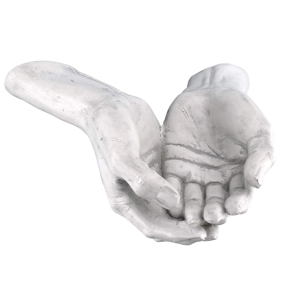 Design Toscano The Offering Hands - Escultura de pared, 11 pulgadas de ancho x 8 pulgadas de profundidad x 3.5 pulgadas de alto, piedra antigua