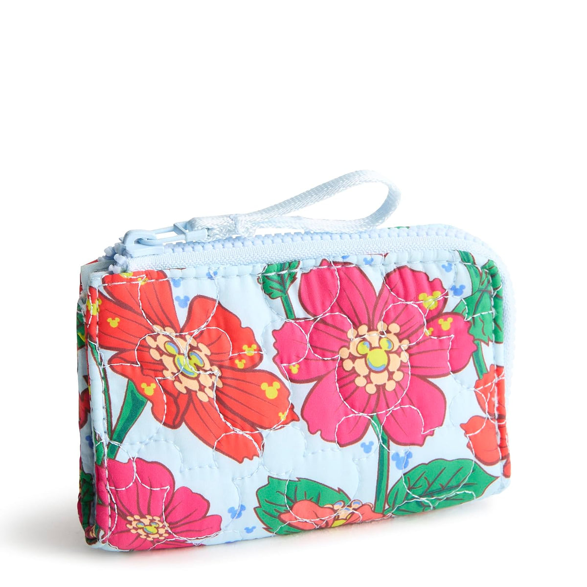 Vera Bradley Disney - Funda para tarjetas con cierre para mujer, diseño de Mickey Meadow, talla única