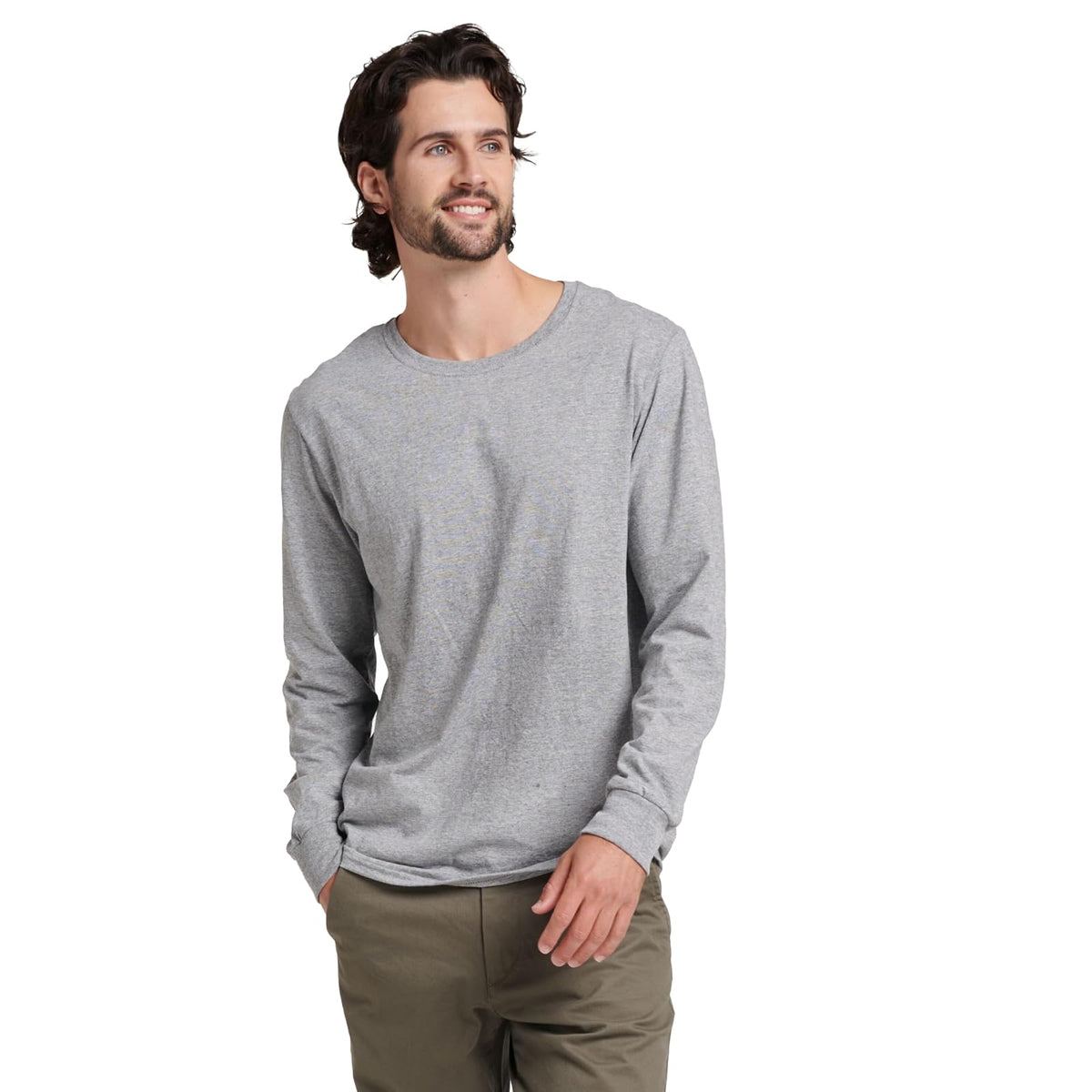 Russell Athletic Playera de Manga Larga de Alto Rendimiento para Hombre - Oxford - XXL