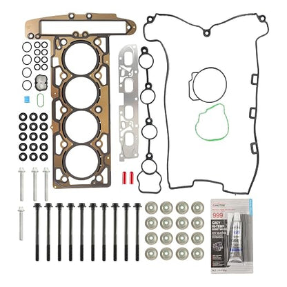 KAX HS26466PT-1 Juego de juntas de cabeza de motor para Chevy Malibu 2008-2012, Cobalt 2009-2010, HHR 2008-2011, Pontiac G6 2008-2010, Saturn Vue 2008-2010, Aura 2008-20000008 9, G5, G5 Sky 2.2L 2.4L