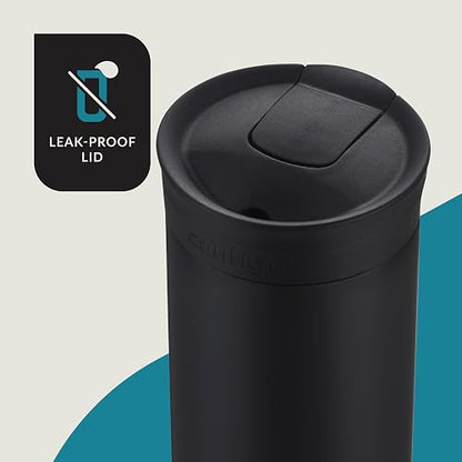 Contigo Snapseal Taza de viaje aislada, 16 oz, regaliz