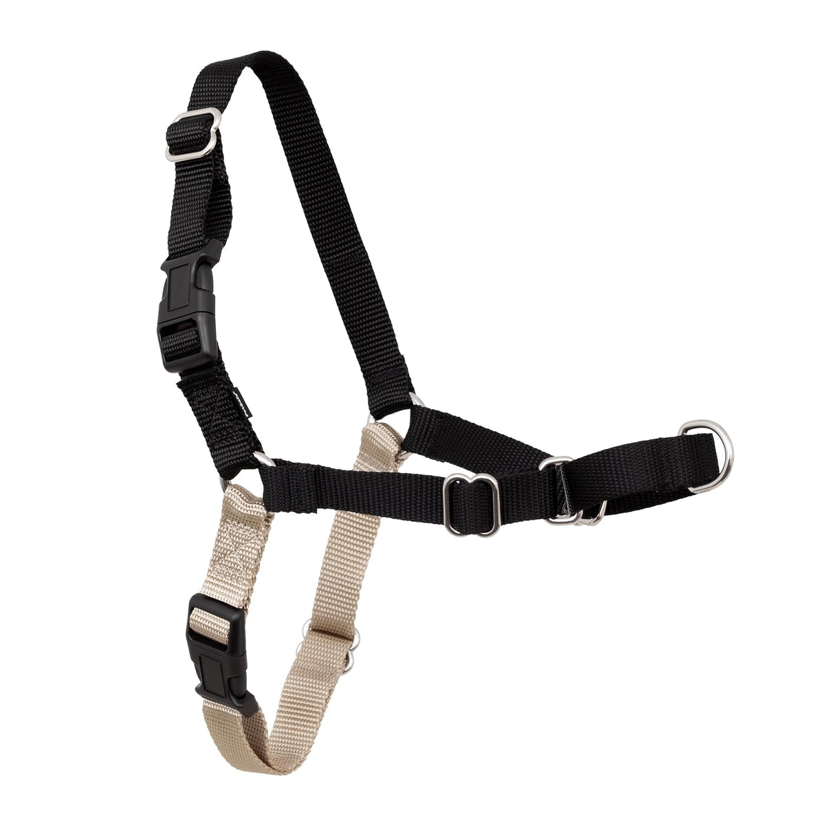 PetSafe Easy Walk Arnés para Perro, Anti-Tirones - Mediano - Negro - Plateado