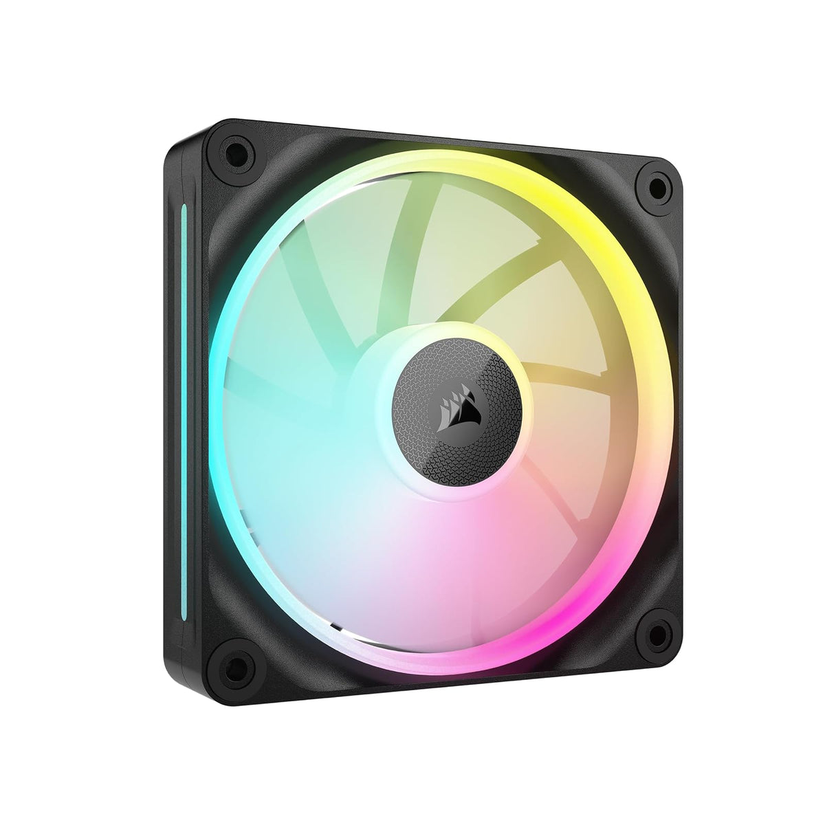 Corsair iCUE Link LX120 RGB Ventiladores PWM, Kit con iCUE Link System Hub - 1 x 120mm - Negro -