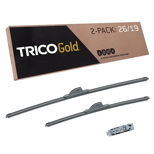 TRICO Gold Juego de 2 Limpiaparabrisas de Repuesto 18-2619, 66 cm + 48 cm, Super Premium