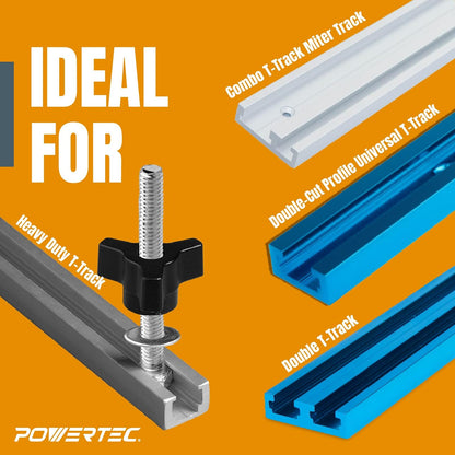 Powertec - Kit de accesorios de fijación, pernos