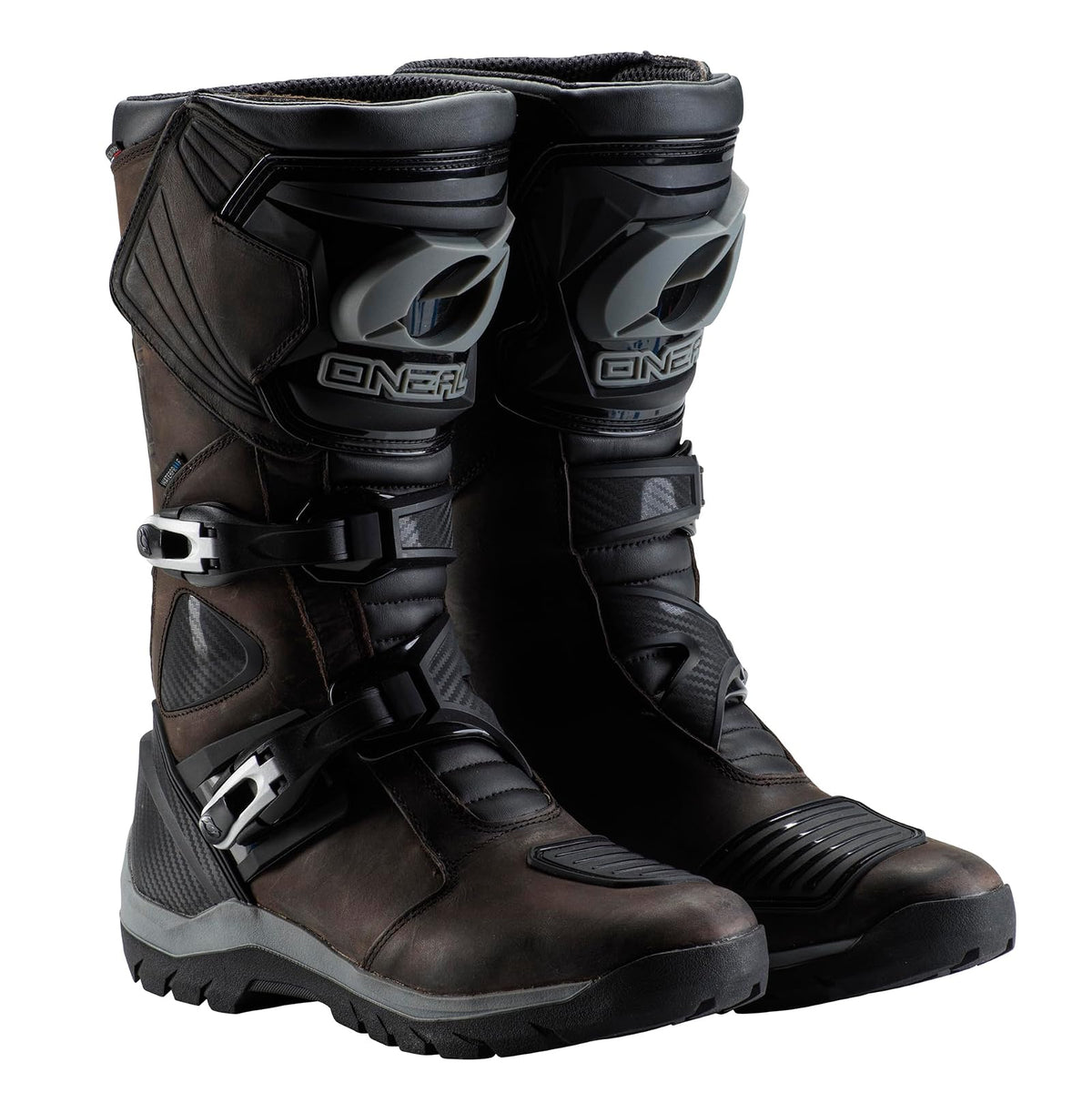 O'Neal Sierra Pro WP Botas de Moto Impermeables, Marrón, Talla 13
