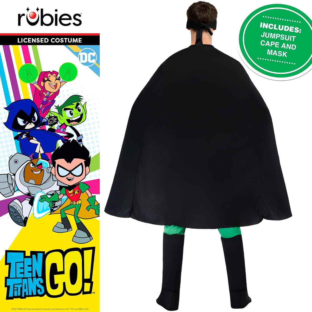 Rubie's Costume Classic Batman Deluxe Robin, Red/Green, Medium Costume