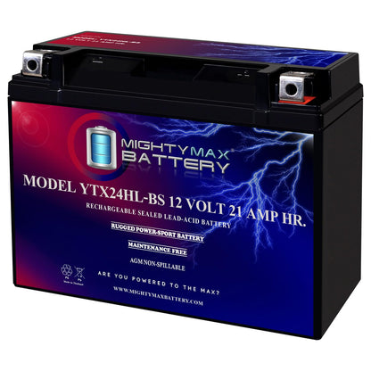 Batería Mighty MAX YTX24HL-BS – 12 V 21 AH 350 CCA – Producto Sellado de Plomo ácido