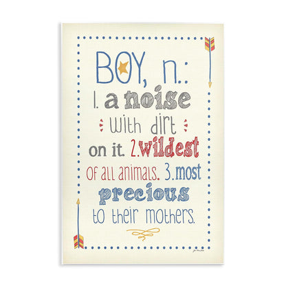 The Kids Room by Stupell Textual Art - Placa de pared (28 x 0,5 x 38 cm), diseño de ruidos