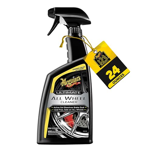 Meguiar's G180132 Ultimate - Limpiador de Ruedas, 680 g | El limpiador de ruedas elimina el polvo de frenos, la suciedad y la suciedad, el spray seguro para detalles de automóviles