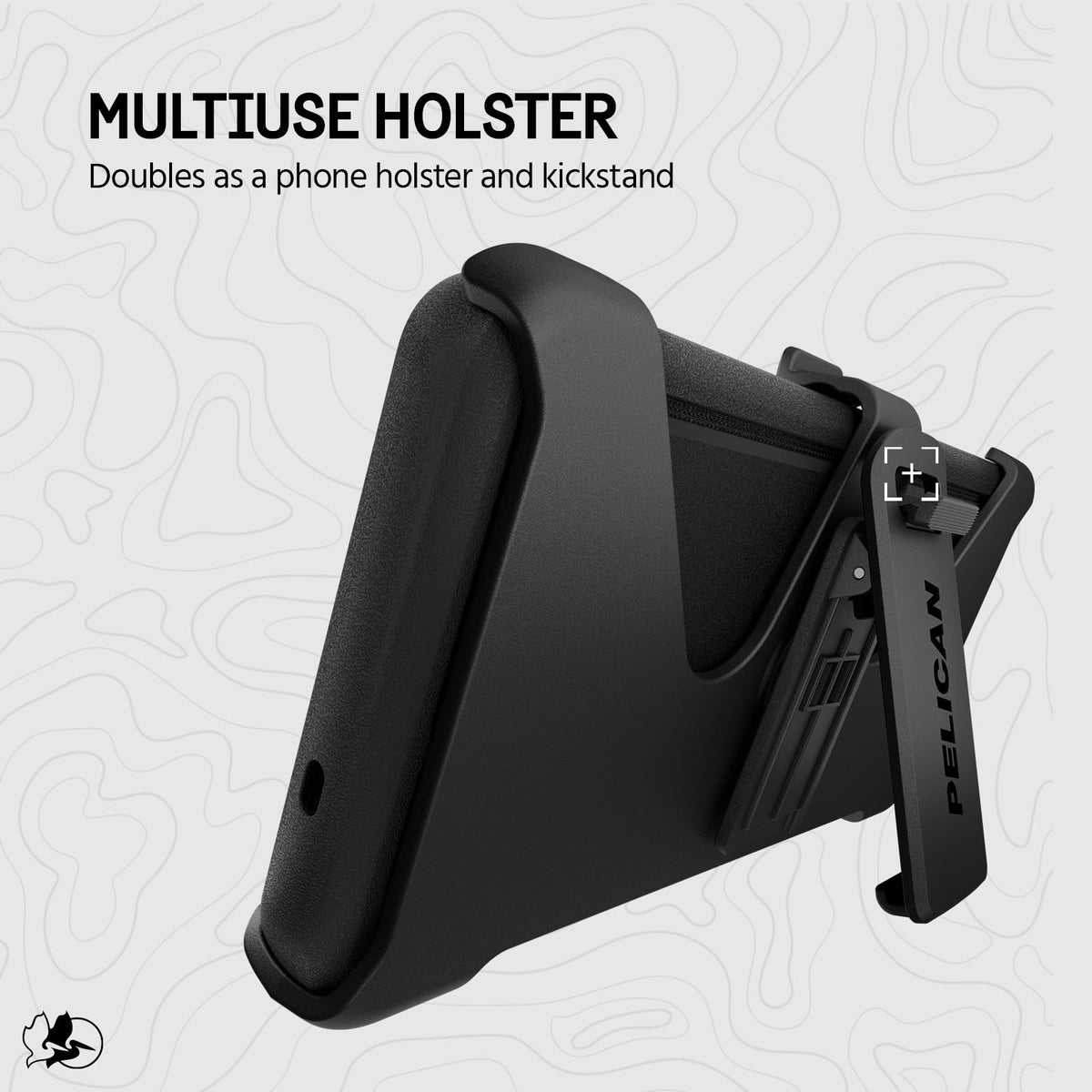 Pelican Voyager - Funda para Samsung Galaxy S25 Ultra [Carga magnética e inalámbrica] Funda con protección contra caídas MIL-STD de 18 pies, Cubierta Resistente con Clip para cinturón para Samsung