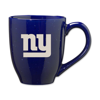 Rico Industries Taza de Cerámica NFL Grabada con Láser 16 oz - New York Giants Royal Blue
