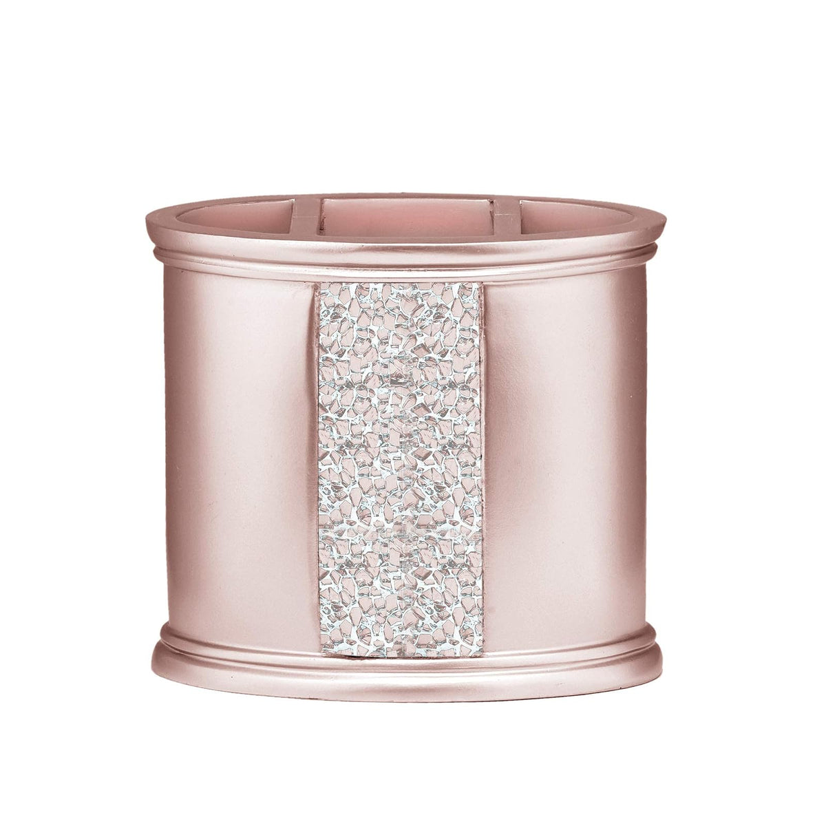 Popular Bath Sinatra Cortina de Ventana para Baño Rubor - Blush - Soporte para cepillo para polvo de dientes