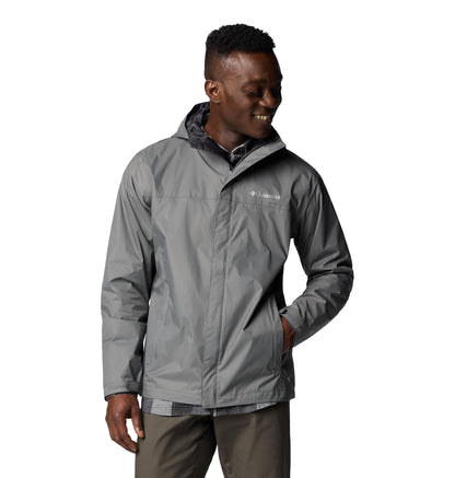 Columbia Watertight II Chamarra Impermeable para Hombre - G - Ciudad gris