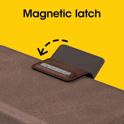 OtterBox STRADA FOLIO SERIES para iPhone 14 & iPhone 13 - ESPRESSO (Cafe)