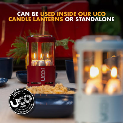UCO Candle Lantern 3.5-Inch Candles, 9-Pack, 9-Hour White