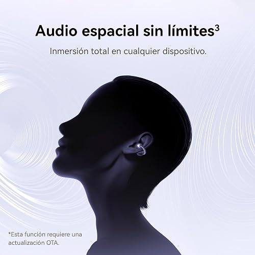 HUAWEI FreeClip 2 S Audífonos Azul | Tecnología adaptativa de ajuste abierto, Llamadas claras, Audio espacial sin límites, IP57, iOS&Android