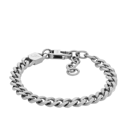 Fossil Pulsera modelo: jf04697040 harlow de acero inoxidable en color plateado unisex