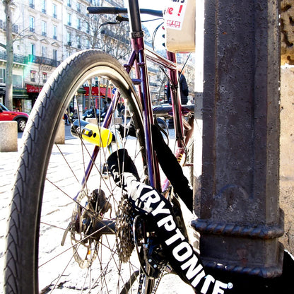 Kryptonite New York Legend 1515 - Candado de Cadena de Bicicleta, 5 pies de Largo, Cadena de Acero de 14.5 mm, 15 Libras, Resistente antirrobo de Cadena de Bicicleta con Llaves, clasificación de