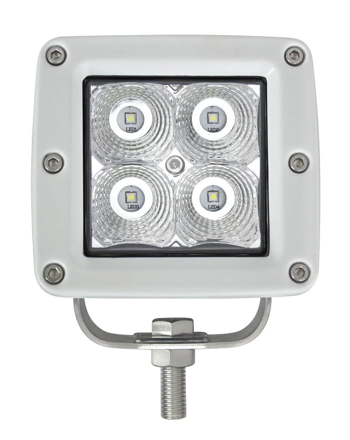 Hella 357204041 ValueFit Luz de Conducción Todoterreno 4 LED, Blanco