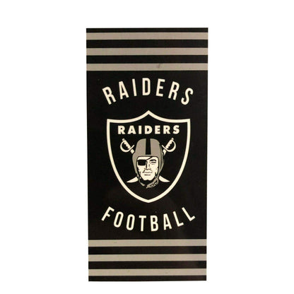 Northwest NFL Unisex-Adult Beach Towel - Raiders de Las Vegas - 30" x 60" - Rayas