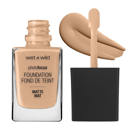 Wet n Wild Photo Focus Base de Maquillaje Caramelo, 1 oz - Bronce Beige